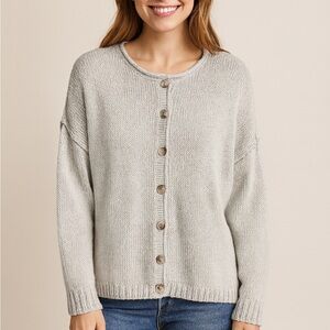 Button-Up Sweater, M